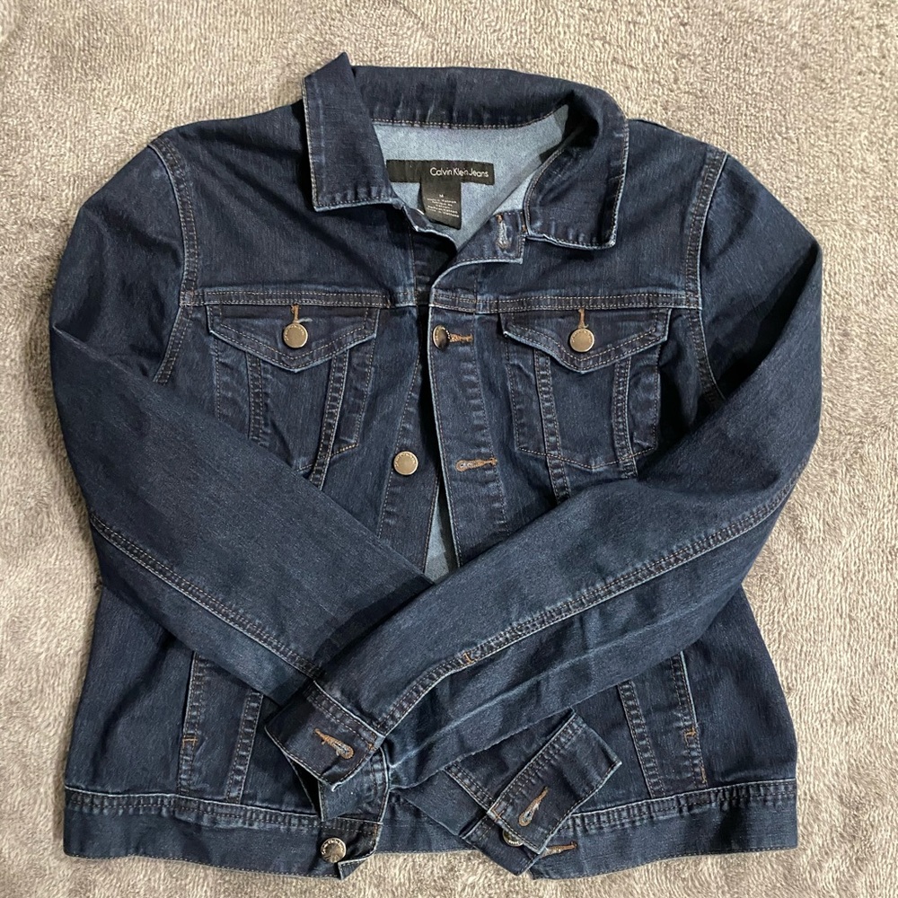 Calvin Klein women’s jean jacket size Medium